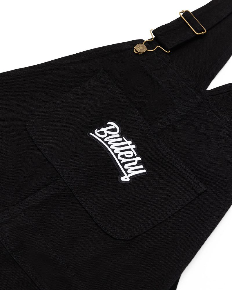 Canvas Overall Black Buttery Signature